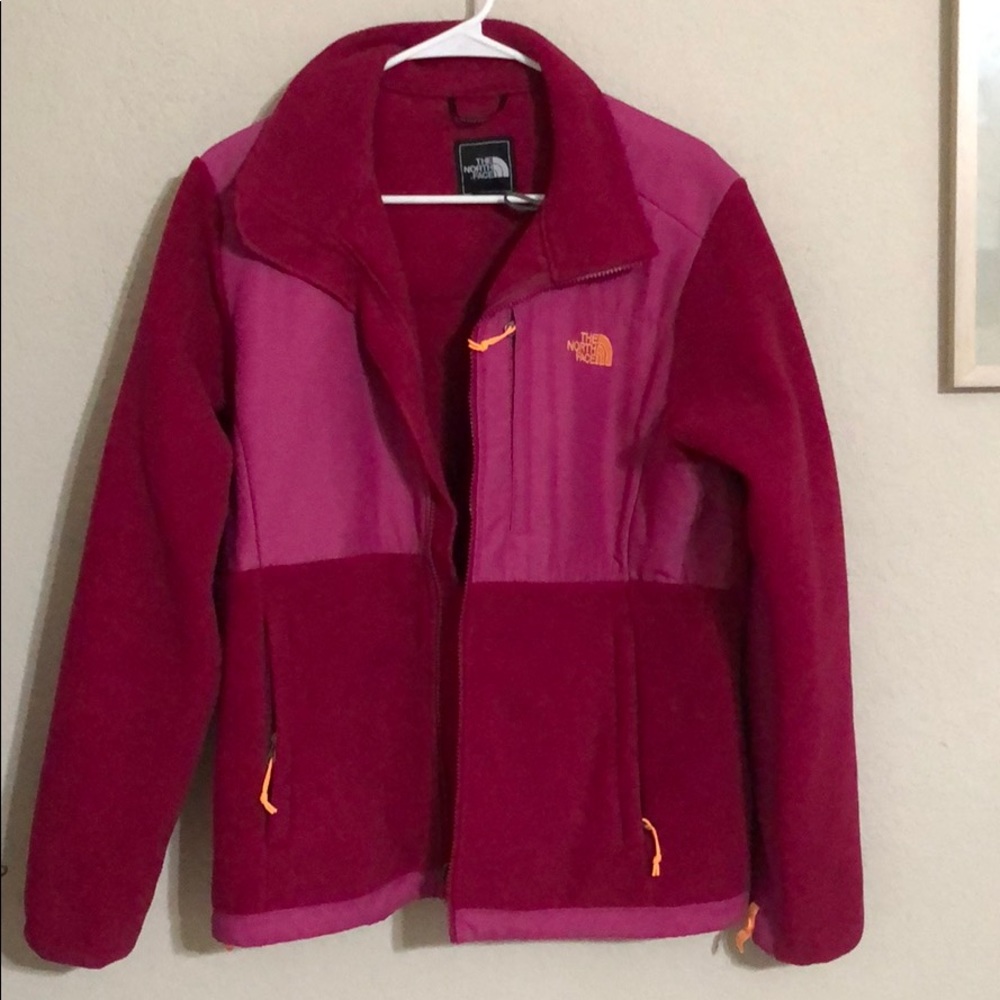 Two Tone Pink North Face Fleece ZipUp